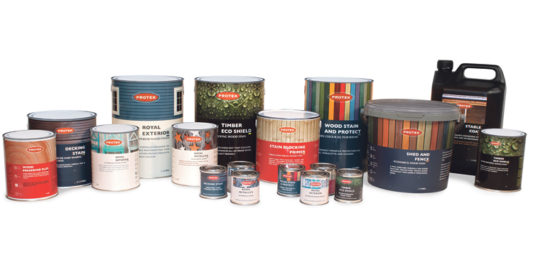 Environmentally friendly water-based paints and timber treatments